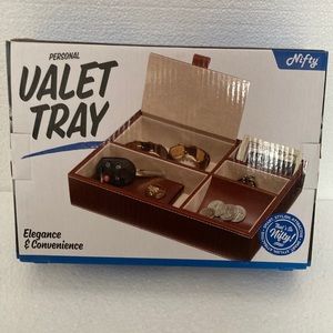 Nifty brand personal Valet Tray.5 compartments NWT